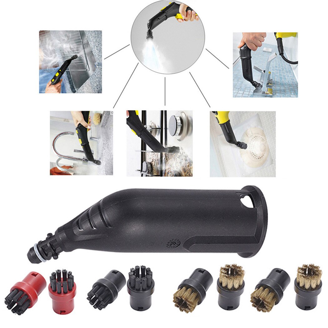 9 Stks/set Turbo Jet Nozzle + Borstel Nozzles Vervanging Kit Voor Karcher SC1 SC2 SC3 SC4 SC5 Stoomreiniger Reinigingsmachine tool Kit