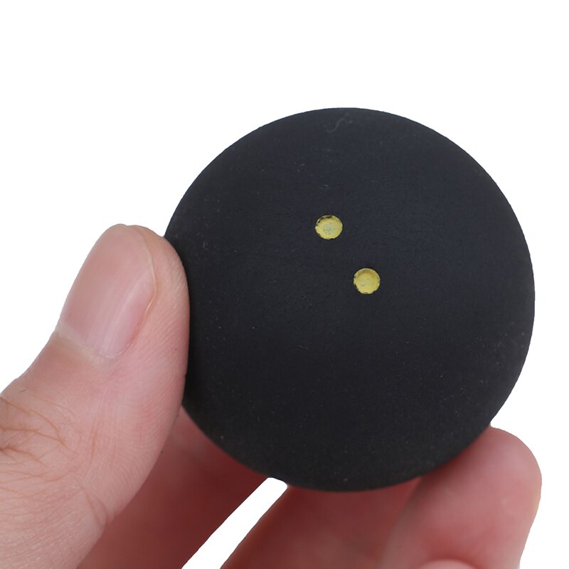 Squash Ball Two-Yellow Dots Low Speed Sports Rubber Balls Competition Squash