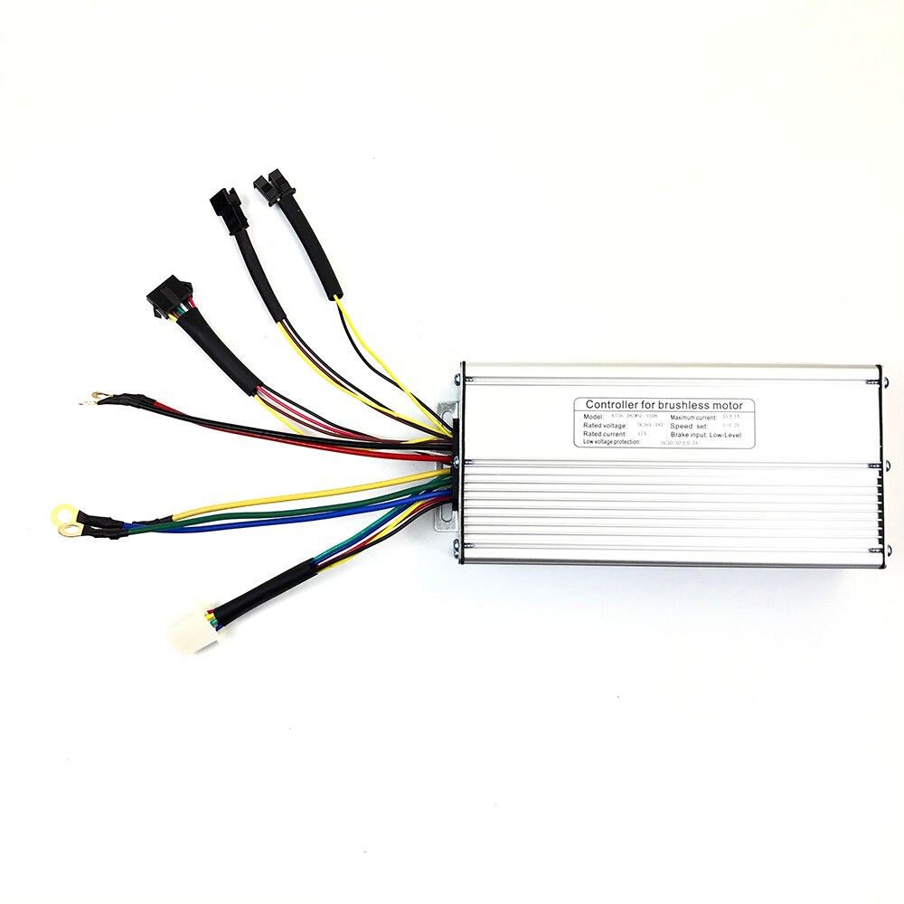 Evvmnaks 1 Ebike Controller 24V36V48V-17A Ebike Kit Onderdelen Accessoires Elektrische Fiets Scooter Sinus Drie-Mode Elektrische Fiets Modificatie Onderdelen