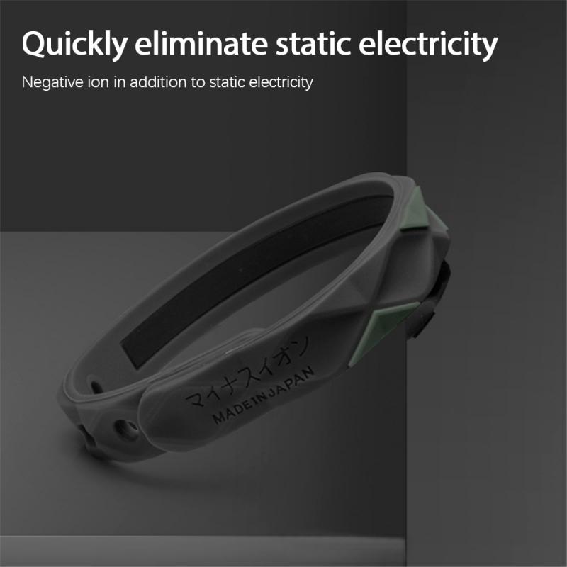 Pulsera antiestática electrostático eliminador de cuerpo humano, pulsera de eliminación electrostática inalámbrica