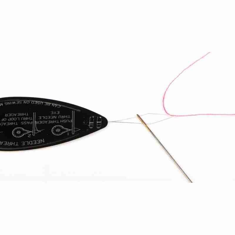 2Pcs Aluminum needle threader letter hand machine stitch insertion sewing tool craft diy accessories