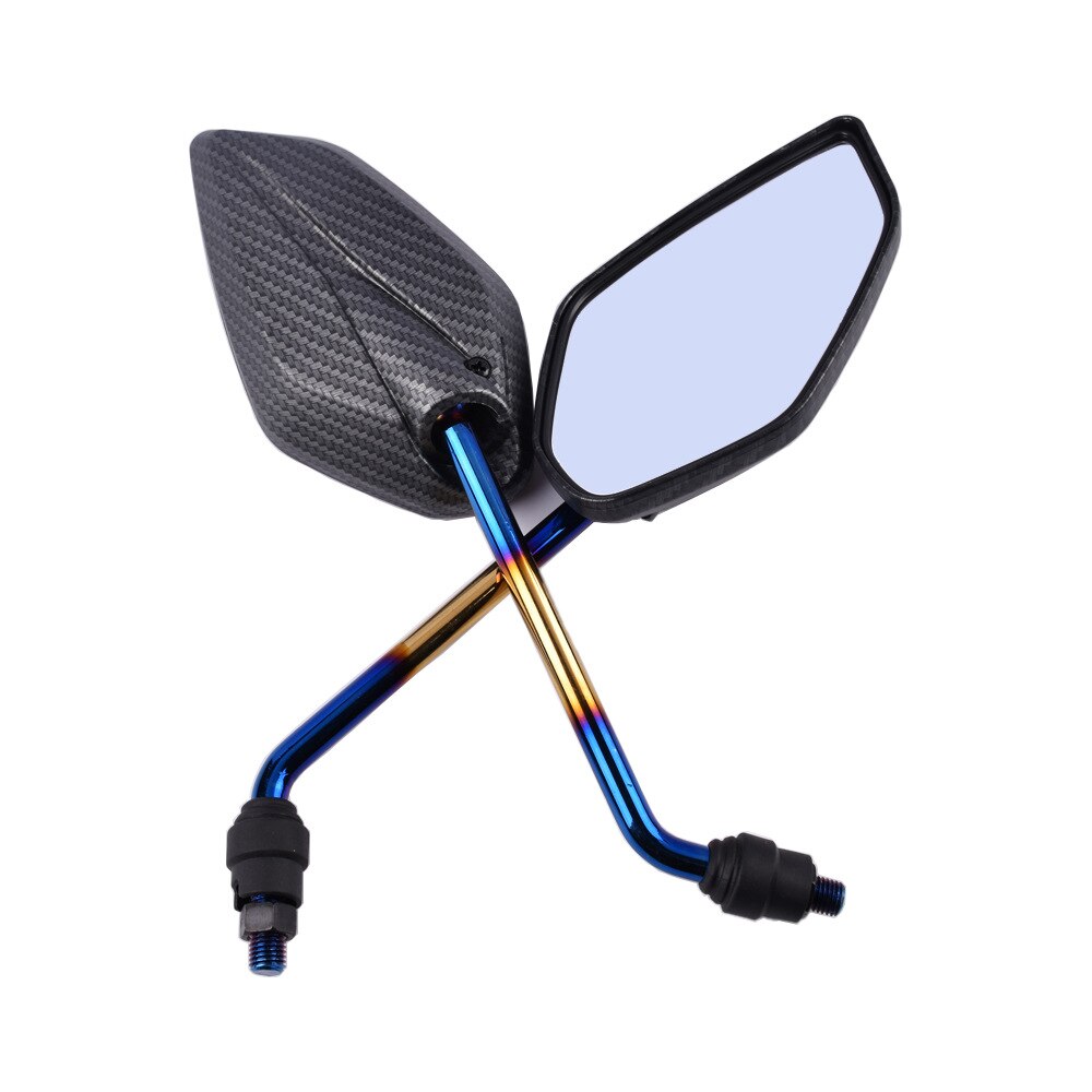 Motorcycle Mirrors for Yamaha YBR125 YBR 125 M10 Screw Thread Left Right Rear Rearview Mirrors