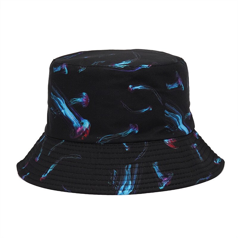 Chapeau Bob Graffiti pour femmes et hommes, couvre-chef d'été à motif de crâne Floral, pliable, style pêcheur, Gorros, Panama,: 9