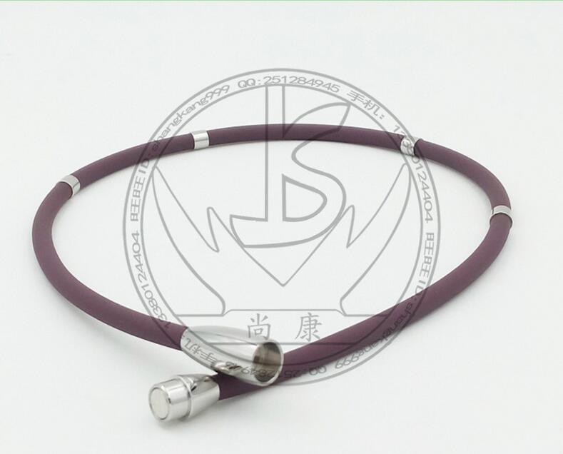 Trasporto libero della Corea del sud di moda collana di alta qualità titanium germanio collana, il magnetico terapeutico titanium collana: brown / 48cm