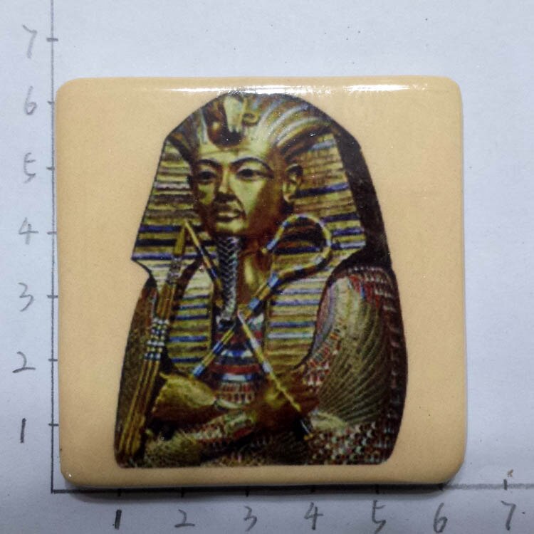 Egyptiske indretningsmagneter til kunsthåndværk 3d harpiks egypten turist køleskabsmagnet souvenir køkkentilbehør dekoration hjem: 7