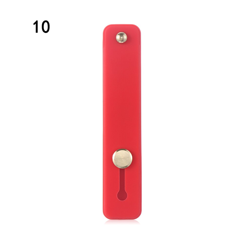 Candy Color Finger Ring Holder Silicon Phone Hand Band Holder For iPhone Wristband Strap Push Pull Grip Stand Bracket: 10