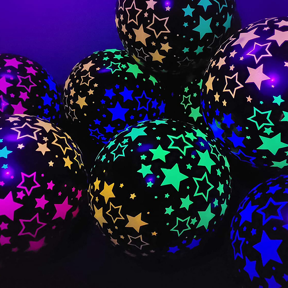 Selvlysende fluorescerende balloner tillykke med fødselsdagen fest dekoration til børn voksne latex ballon bryllup fødselsdag glød ballon indretning