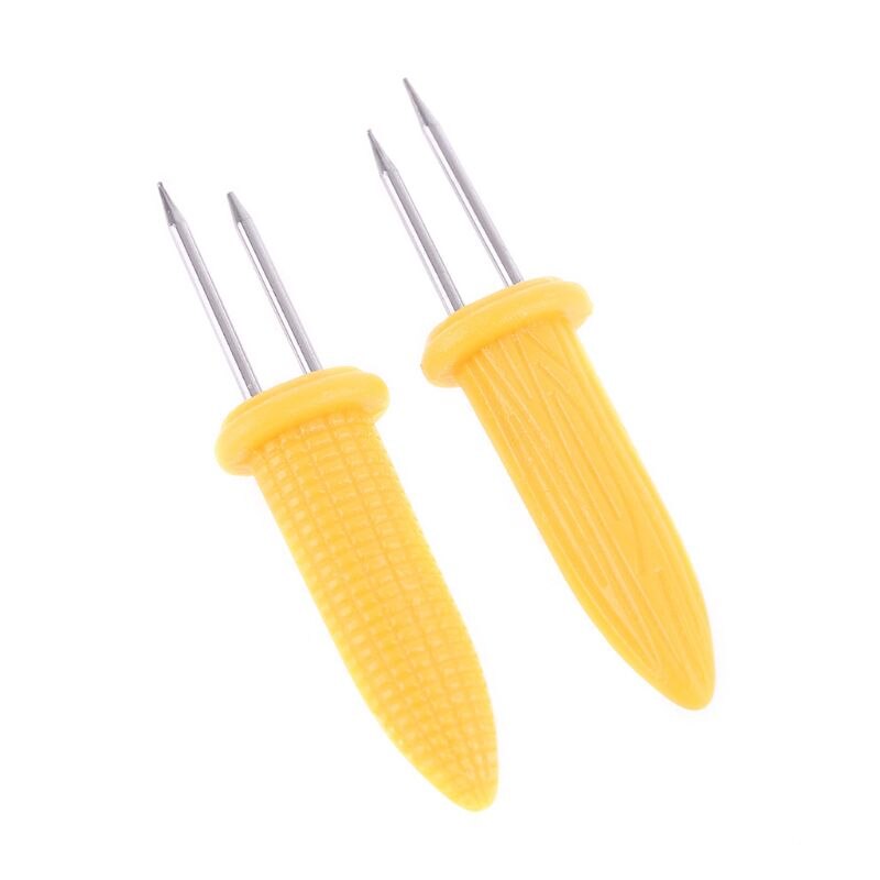 20X Corn On The Cob Holders Stainless Steel Skewers Sweetcorn BBQ Probbs Forchette