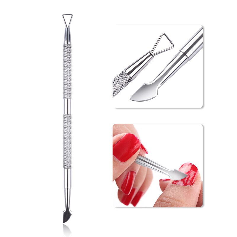 Nagellakremover set 10 stuks dop clip 1000 stuks wikkelgereedschap schuurborstel tips voor vingers katoen afweekmiddel uv gel nagelreiniging: Gelverwijderaar 03