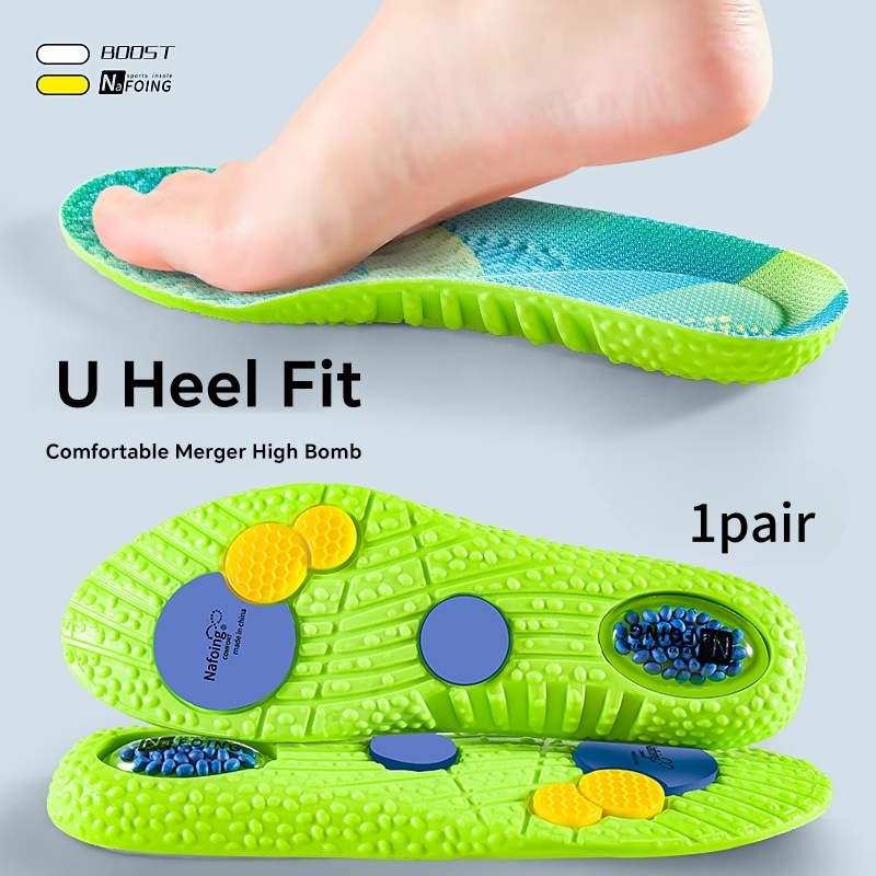 Sportzooltjes voor de voeten, zachte schokabsorberende inzetstukken, orthopedische inlegzool voor plantaire fasciitis, schoenzool voor mannen en vrouwen.: Groente / 2.5