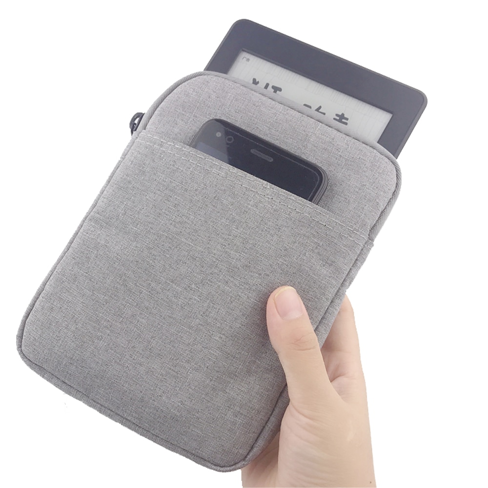 Rits Sleeve Bag Case Voor pocketbook kindle paperwhite 1 2 3 4 touch kobo nook sony 6 ''ereader cover
