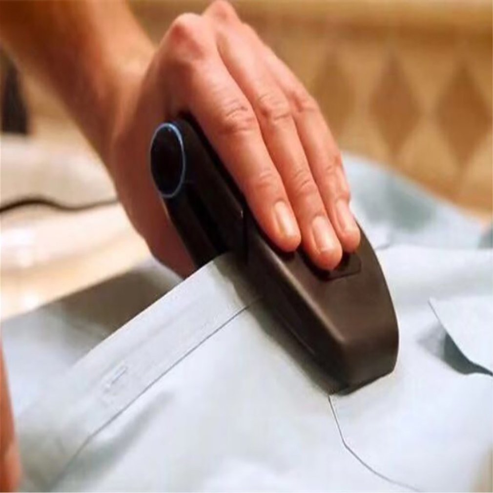 Mini Folding hand-held iron Compact Touchup and Adjustable Temperature Travel Iron for Collar