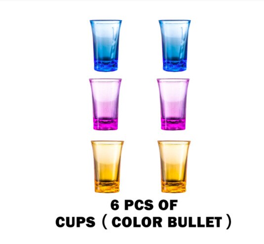 6 Shot Glass Dispenser Holder Shot Buddy Wine Cocktail Fast Fill Tool Cooler Beer Beverage Drink Dispenser Party Bar Accessories: Colorful