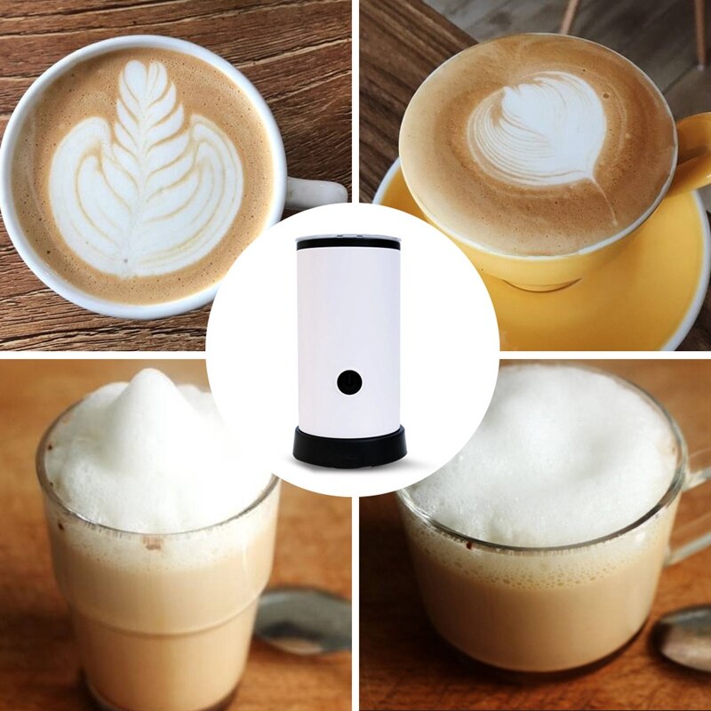 Mousseur à lait automatique, récipient pour mousse à café, machine à cappuccino en mousse souple, mousseur à café électrique, machine à mousse à lait, prise ue