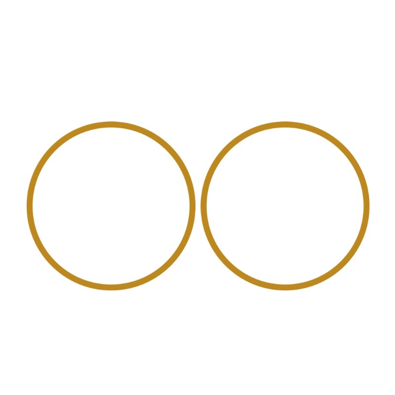Scooter Wiel Hubs Beschermende Reflecterende Sticker Voor-Xiaomi Mijia M365 Pro Elektrische Scooter Voor M365 Scooter Onderdelen: YELLOW