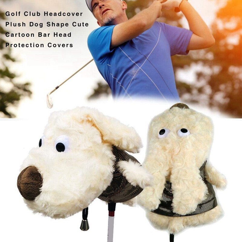 Golf Putter Head Covers, Light Weight Animals Golf Club Cap for Outdoor Mobile Putter Protective