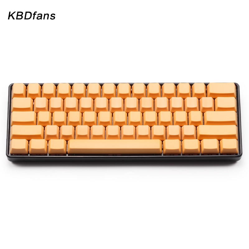 Blanc noir Orange bleu blanc épais PBT OEM profil 61 ANSI Keycaps pour MX commutateurs dz60 gh60 clavier mécanique