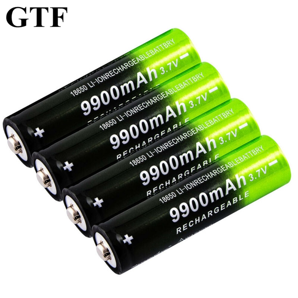 Gtf-18650 9900 Mah Oplaadbare Batterij 3.7V Li-Ion Oplaadbare Batterij Voor Zaklamp Zaklamp Koplamp 18650 Li-Ion Batterijen