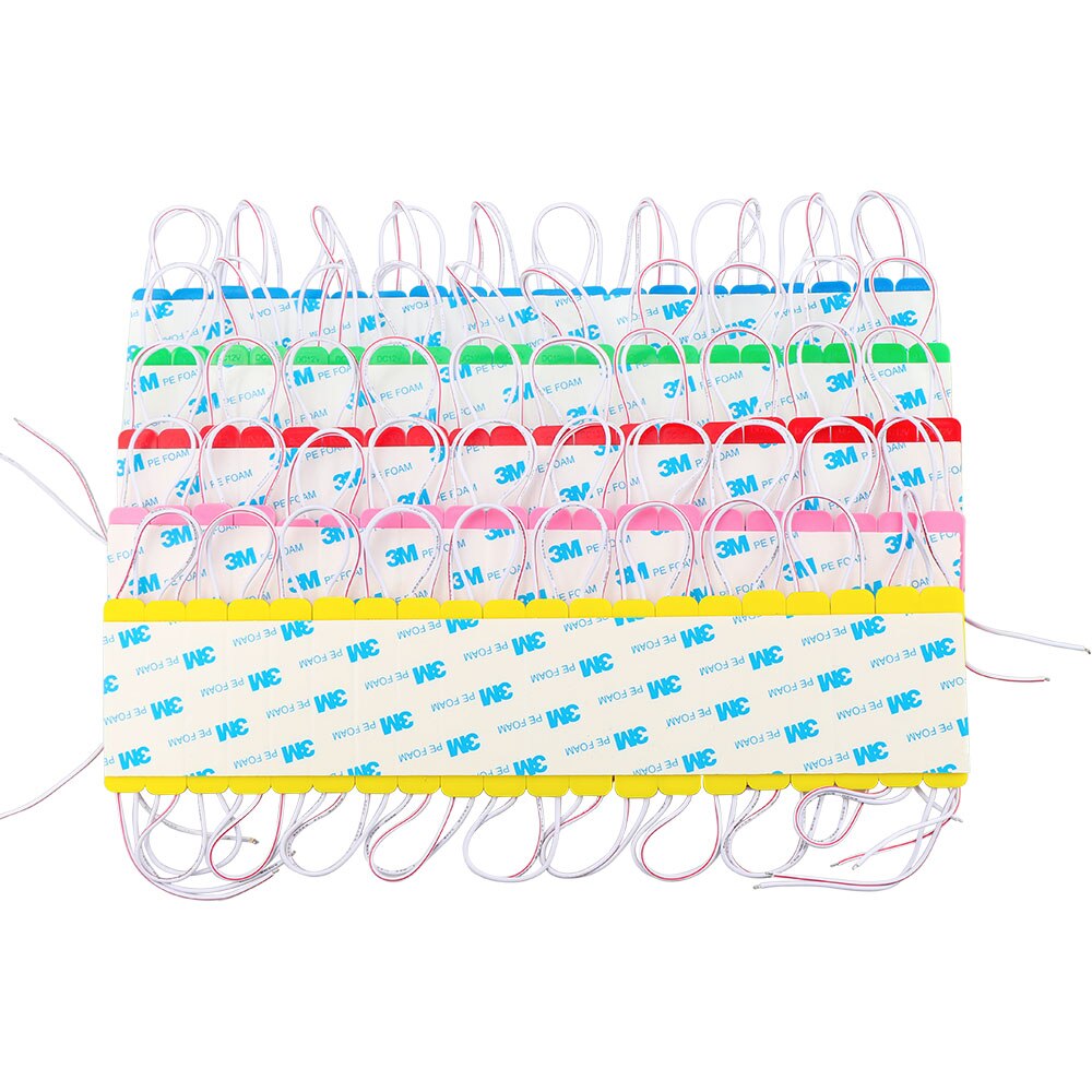 Injection COB LED Module DC12V Waterproof Advertisement LED Modules Colorful Led Backlight Channel Letter Light 20PCS/Lot