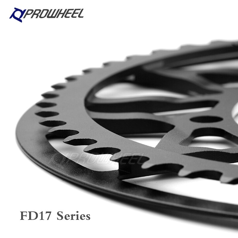 PROWHEEL 130BCD corona bici pieghevole 56T/58T/60T guarnitura pieghevole pignone piega bicicletta ampia ruota dentata stretta lega di alluminio