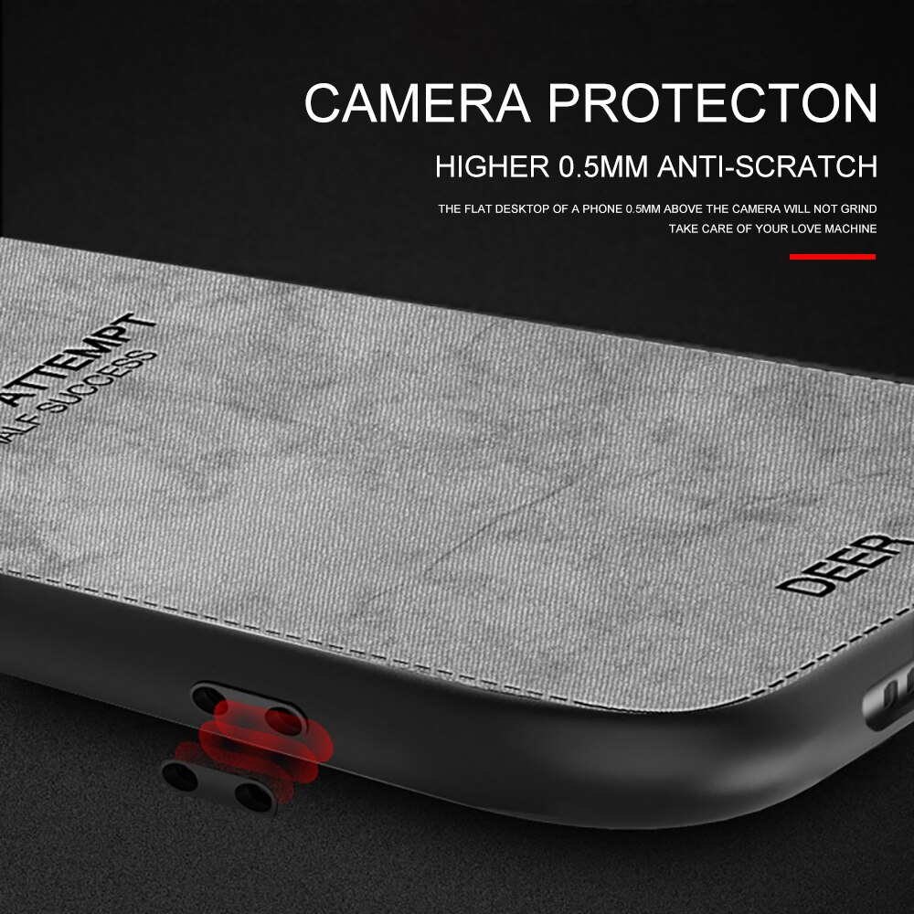 Voor Xiaomi 12 Pro Case Herten Patroon Telefoon Cover Voor Voor Xiaomi12 Xiamoi 12Pro Xiomi 12X Doek Textuur Tpu Soft shockproof Shell
