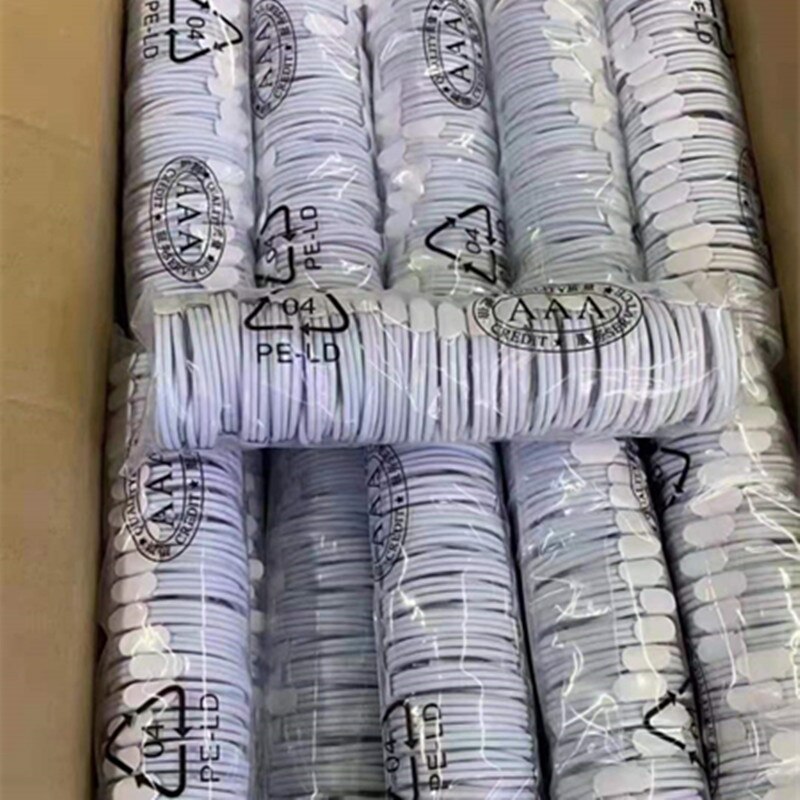 100 Stks/partij Goede OD3.0mm Usb C Usb Telefoon Oplader Kabel Opladen Draad Voor Samsung Galaxy Voor Huawei Voor X xs Xr Xs Max 11