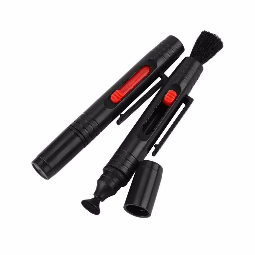 2Pcs Onleny Camera Lens Cleaning Pen Portable Dust Cleaner Brush Kit Voor Dslr Camera Lens Intrekbare Borstel
