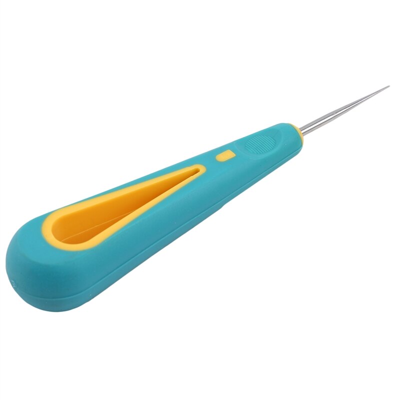 1 Uds aguja de costura Awl accesorios de costura punzón de costura raqueta de bádminton raqueta de tenis stringing herramientas de reparación de cono: green