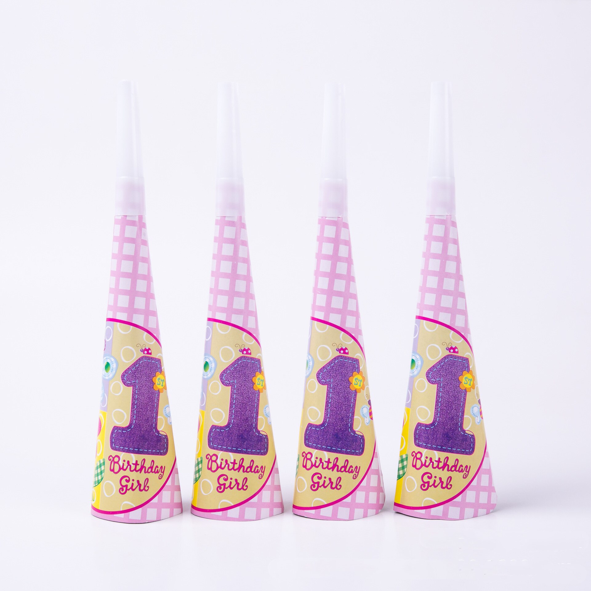 Baby Party Supplies Set 6 Servings 1 Year Old Flower Theme Birthday Party Supplies Set Baby Girls Party Supplies