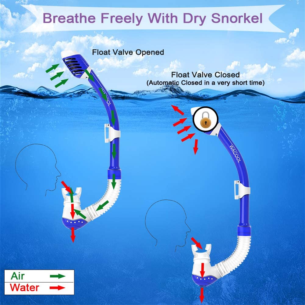 2022 Snorkelling Snorkel Diving Scuba Set Gear for Kids Youth Junior Anti-Fog Tempered Glass Snorkel Mask Snorkeling Swimming