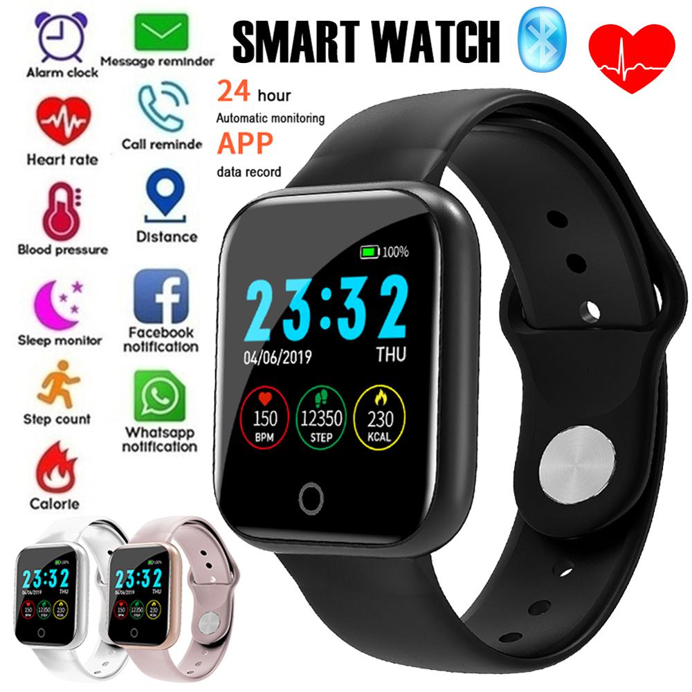 Bluetooth Watch Health Tracker 1.3" Screen Smartwatch for Android iOS Heart Rate and Sleep Monitor, Music Control, Message Remin