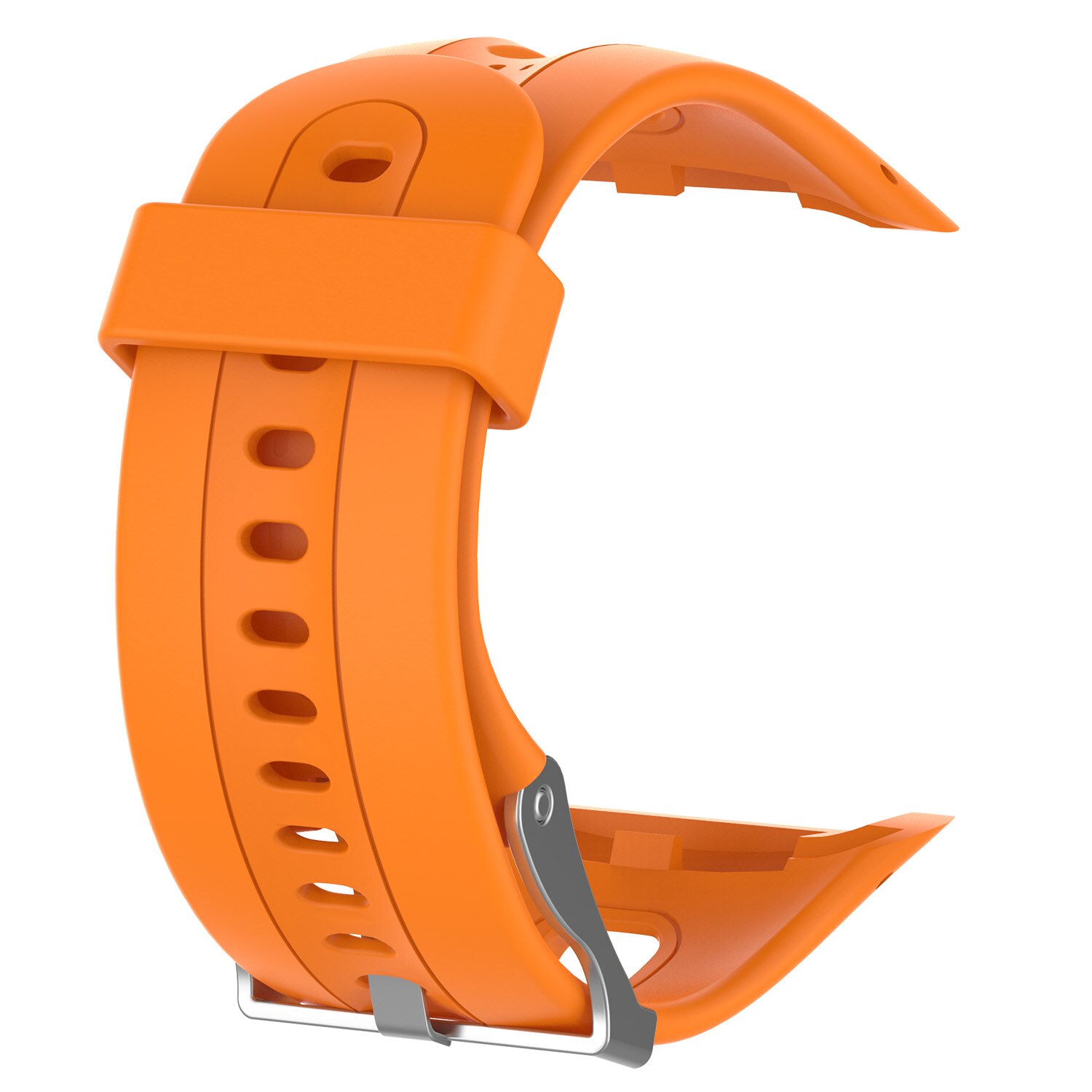 25/22mm Sport Silikon Armband Armband Für Garmin Forerunner 10 15 GPS Uhr Smart Armband Uhr Band Bunte armband: Orange / 25cm