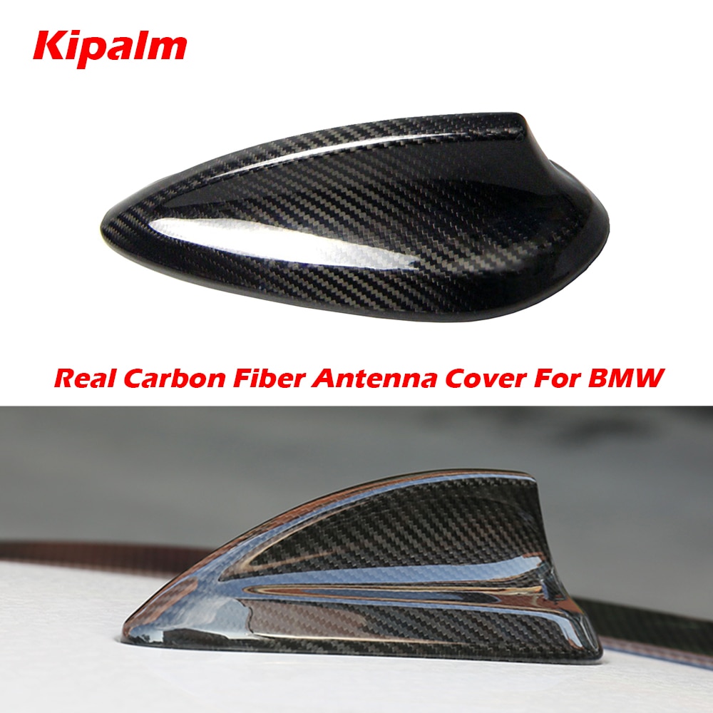 Real Carbon Fiber Shark Fin Antenna Cover For BMW E92 M3 F20 F30 F10 F34 G30 M5 F15 F16 F21 F45 F56 F01 F80 Antenna Cover