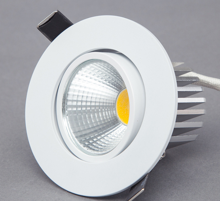 Dimmable LED Downlight 3W 5W 7W Spot LED DownLights Dimmable cob LED Spot Recessed down lights for living room 110v 220v