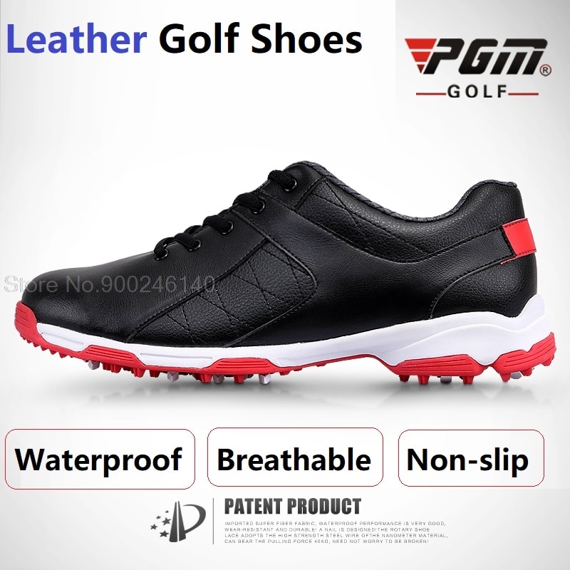 Neue Wasserdichte Golf Schuhe Männer Atmungsaktive draussen Sport Schuhe Anti-Schleudern Licht Gute Griff Komfortable Leder Golf Schuhe Plus größe