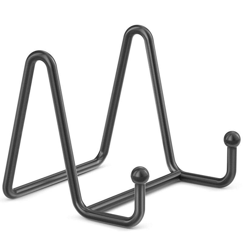 Plate Stands for Display- Plate Holder Display Stand+Metal Frame Holder Stand for Picture,Decorative Plate(4 Pack): 9.3cm