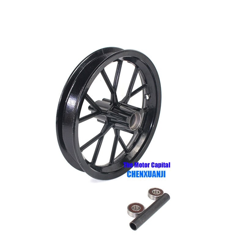 Super High Performance 222mm Front and Rear Tire Aluminium Alloy Wheel Rim Fit for 49cc Mini Moto Pocket Dirt Bike