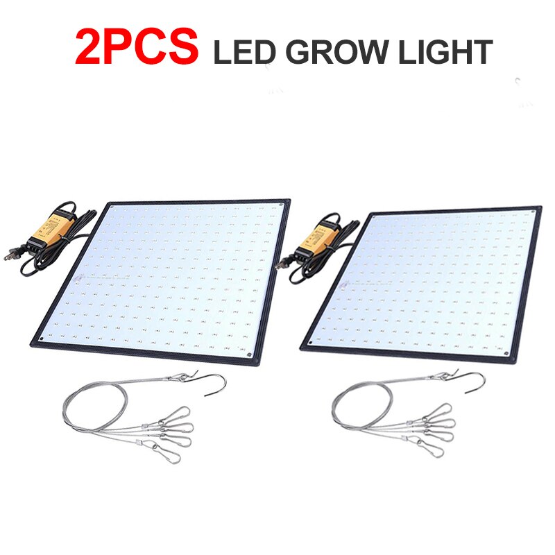1000W Growth Lamp For Plants Led Grow Light Full Spectrum Phyto Lamp Fitolampy Indoor Herbs Light For Greenhouse Led Grow Tent: 2pcs grow light / EU Plug