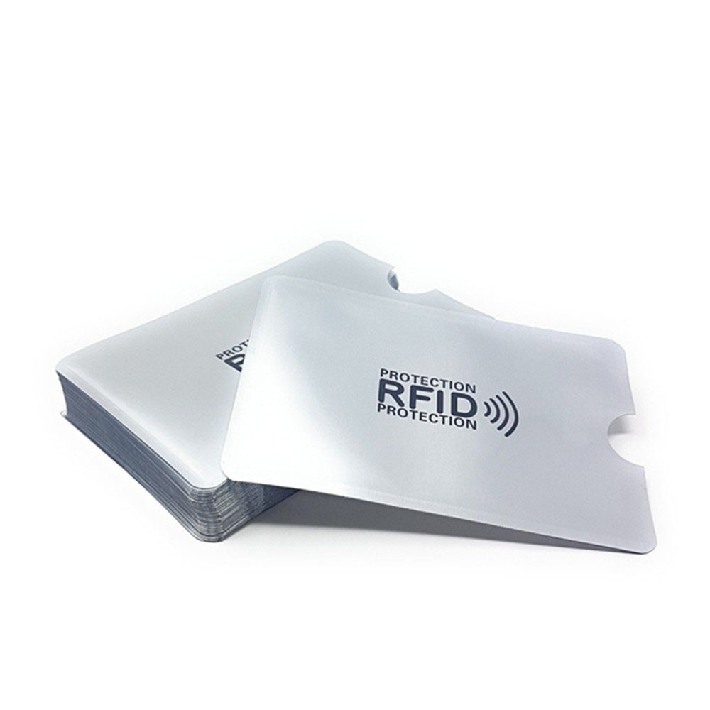 10Pcs RFID Shielded Sleeve Card Blocking Protector Debit Credit Contactless NFC Security Card Prevent Unauthorized Scanning