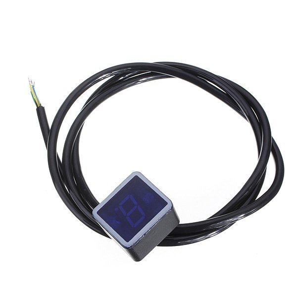 ZSDTRP Universal Motorcycle Digital Blue LED Display Gear Indicator Shift Niveau Sensor Motorcycle Gear Display