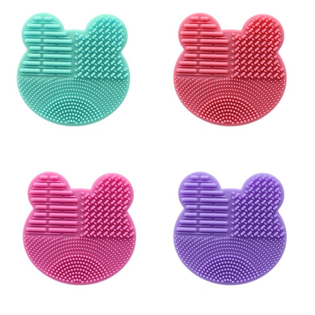 Lovely Brush Cleaner Washing Brush Pad Cleaning Mat Makeup Brush Cleaner