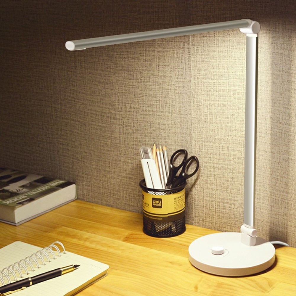LED Table Lamp Foldable Eye-Protect Led Reading Lamp White/Natural light/Warm white Lighting Brightness Adjustable LED Desk Lamp