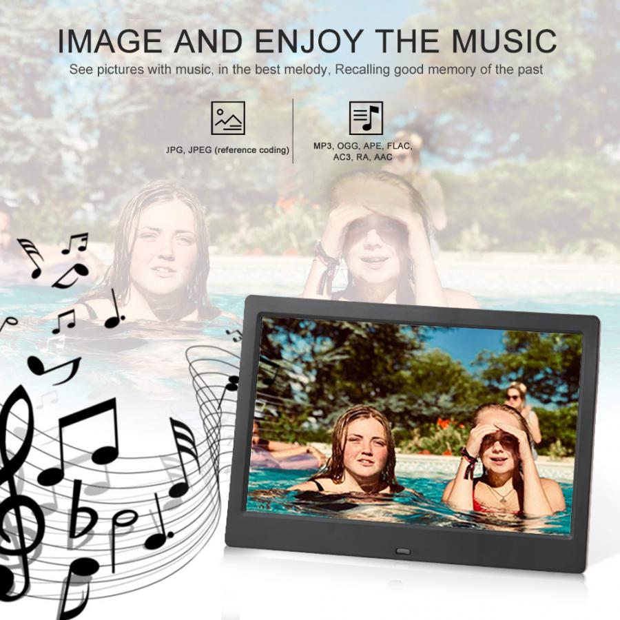 10 inch 1024*600 HD Digital Photo Frame Screen Multiple Languages Screens Ratio 16:9 Digital Photo Frame