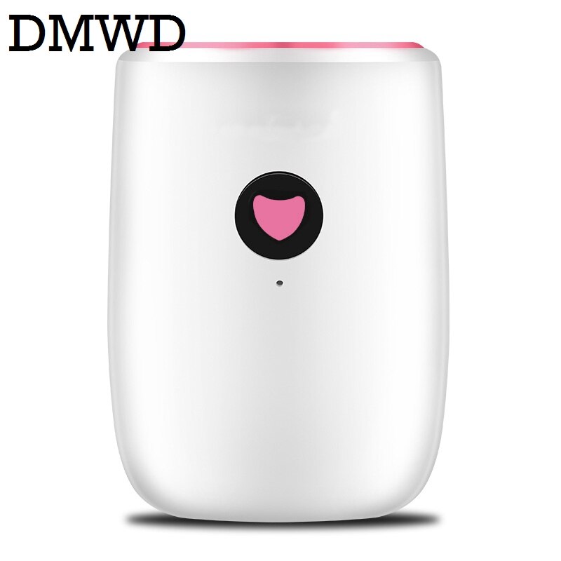 DMWD Mini Portable Semiconductor Dehumidifier Electric Air Dryer Cabinet Absorbing Machine Desiccant Moisture Absorber 800ML EU