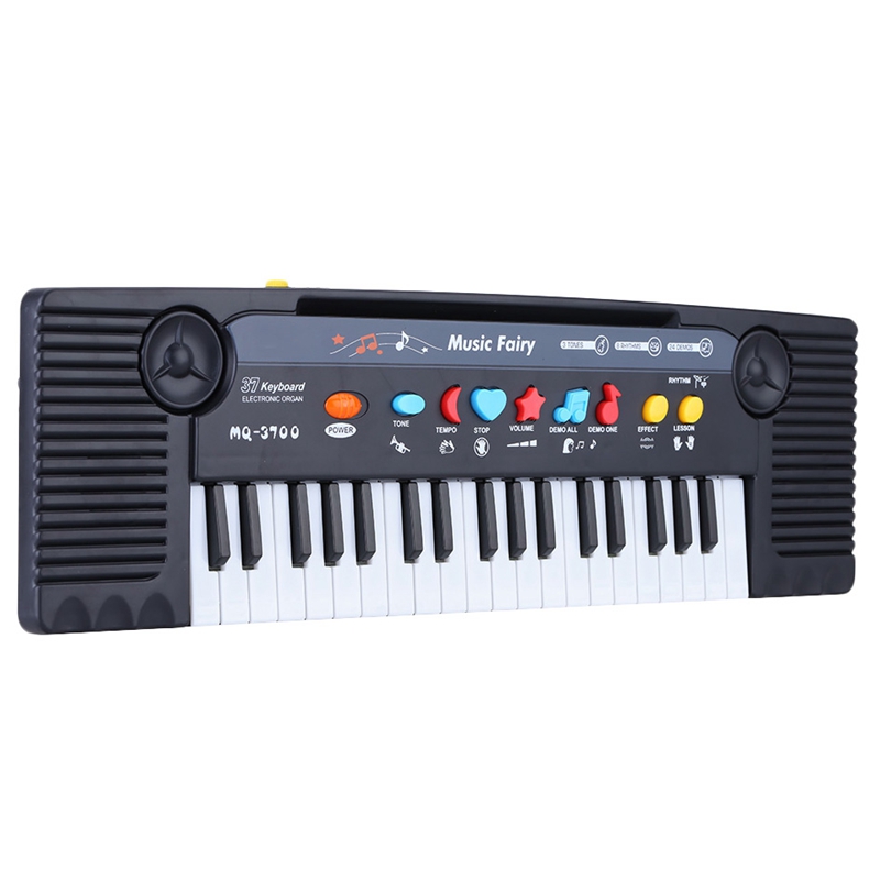 -37 Toetsen Multifunctionele Mini Elektronische Keyboard Piano Muziek Speelgoed Met Microfoon Educatief Electone Voor Kinderen Ba