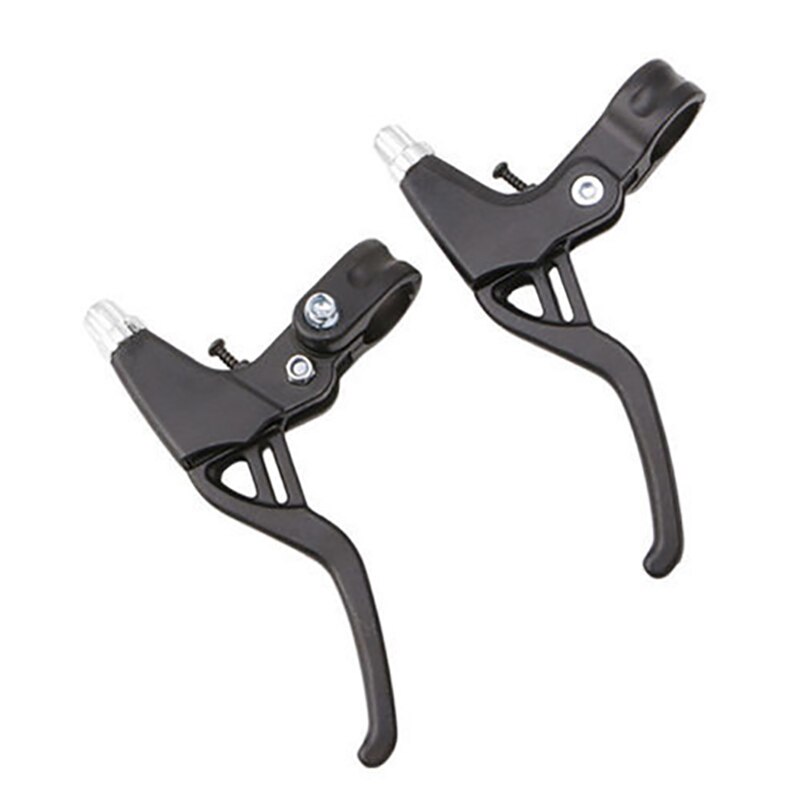 bicicleta BMX freno para manejar 2-dedo bicicleta de aluminio ligero de MTB bicicleta de montaña ciclismo freno palancas 3 color: Black