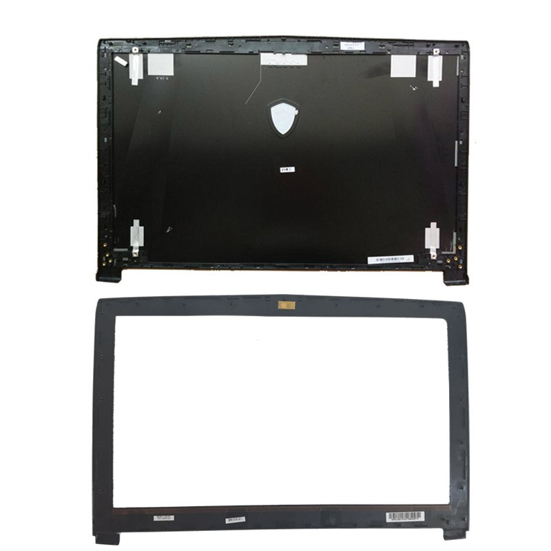 Cover til msi  ge62 2qd-007 xcn ms -16 j 1 16 j 1 16 j 2 16 j 3 top lcd bagcover sort non-touch / lcd bezel cover / hængsel cover