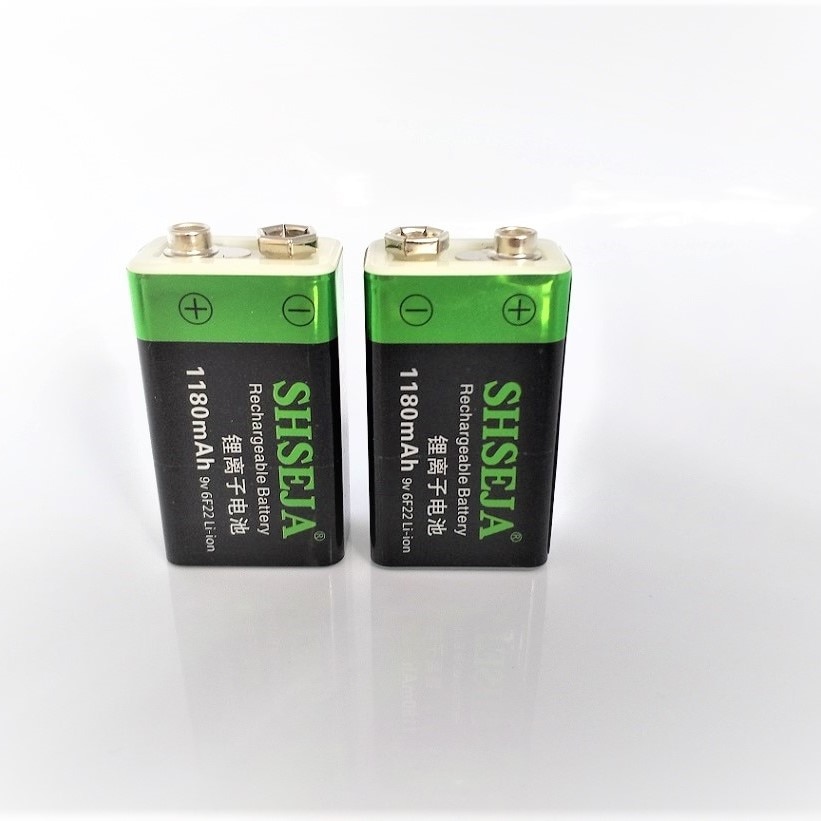 9V 1180 Mah Lithium Ion Batterij 6F22 Usb Oplaadbare Batterij Detector Speelgoed Oplaadbare Batterij