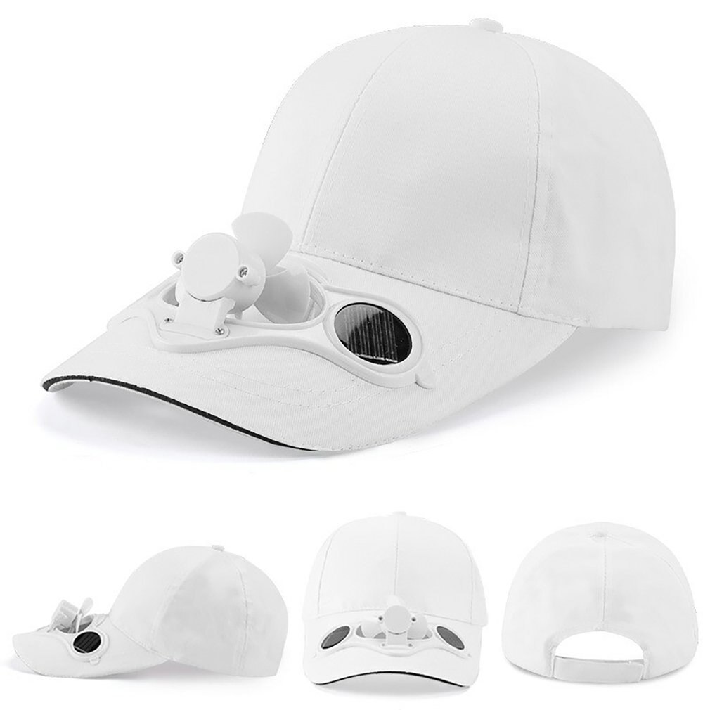 Sunscreen Powered Fan Hat Summer Outdoor Sports Hat Sun Protection Cap With Solar Fan Bicycle Climbing Baseball Cap