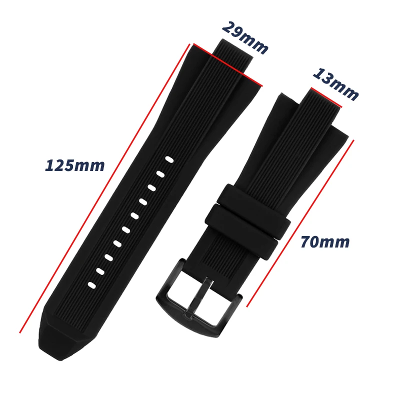 Silicone Watch Band for Michael Kors MK8184 MK8729 MK9020 MK8152 MK9020 MK9026 Soft Watch Strap Men Replace Watch Accessories